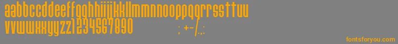 PaulistanaipeRegular Font – Orange Fonts on Gray Background