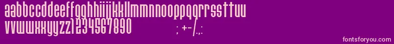 PaulistanaipeRegular Font – Pink Fonts on Purple Background