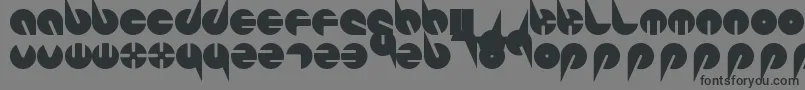 PepsiPerfectFont-Schriftart – Schwarze Schriften auf grauem Hintergrund