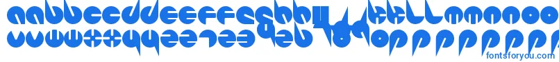 PepsiPerfectFont-fontti – siniset fontit valkoisella taustalla