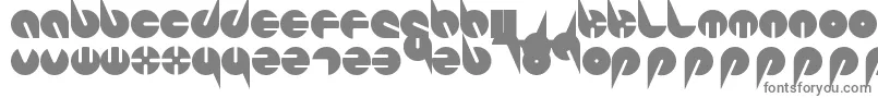 フォントPepsiPerfectFont – 白い背景に灰色の文字