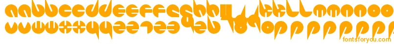 PepsiPerfectFont Font – Orange Fonts on White Background