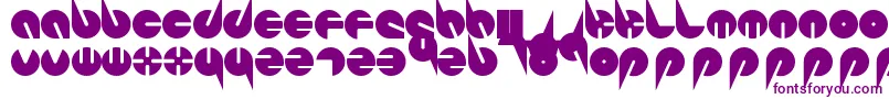 PepsiPerfectFont-fontti – violetit fontit valkoisella taustalla