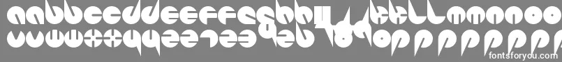 PepsiPerfectFont Font – White Fonts on Gray Background