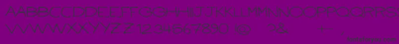 Шрифт Ballpointscratch – чёрные шрифты на фиолетовом фоне
