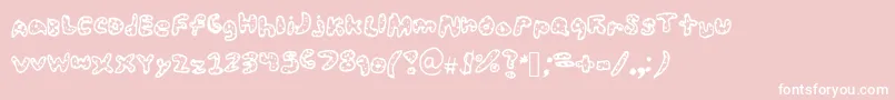 Sophysoph Font – White Fonts on Pink Background