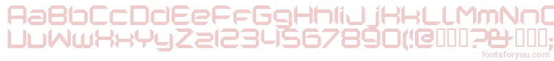 Nanorg Font – Pink Fonts on White Background