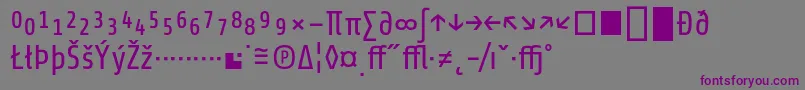 Lisätietoja ShareRegularexp-fontista ShareRegularexp-fontti – violetit fontit harmaalla taustalla