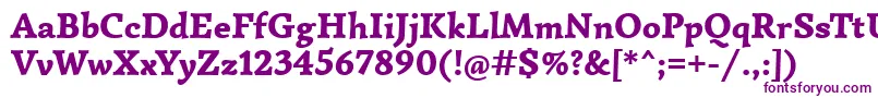 SimonettaBlack-Schriftart – Violette Schriften