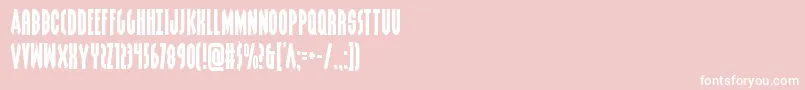 Grendelsmother Font – White Fonts on Pink Background