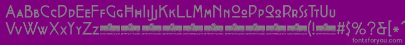 fuente CocotteRegularTrial – Fuentes Grises Sobre Fondo Morado