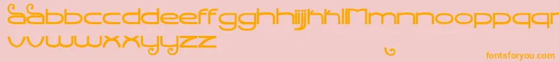 StealthMagnum Font – Orange Fonts on Pink Background