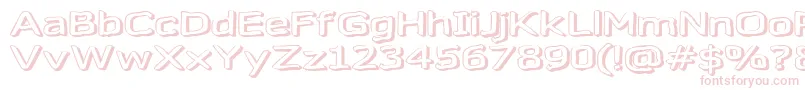 Gazzarel Font – Pink Fonts on White Background