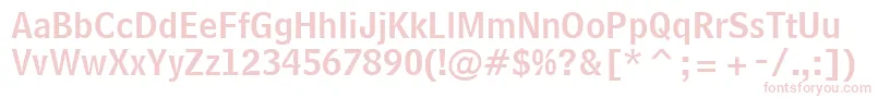 BellCentennialLtNameandnumber Font – Pink Fonts on White Background