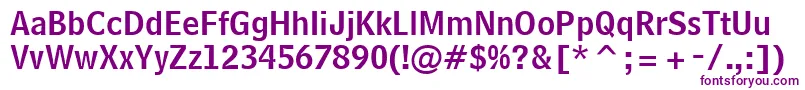 BellCentennialLtNameandnumber-Schriftart – Violette Schriften auf weißem Hintergrund