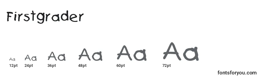 Firstgrader Font Sizes