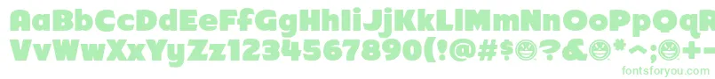 More about Arb218NbFinishedFreewareAt Font Arb218NbFinishedFreewareAt Font – Green Fonts on White Background