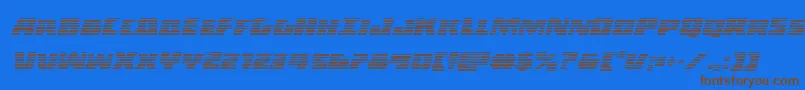 Darkalliancegradital Font – Brown Fonts on Blue Background