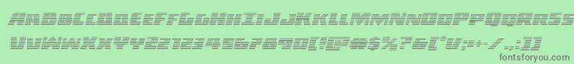 Darkalliancegradital Font – Gray Fonts on Green Background