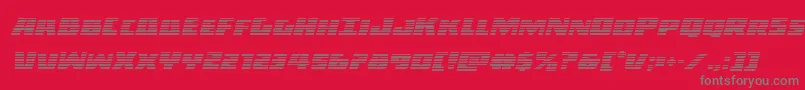 Darkalliancegradital Font – Gray Fonts on Red Background
