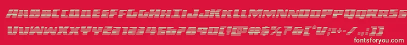 Darkalliancegradital Font – Green Fonts on Red Background
