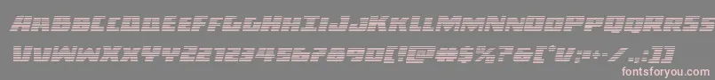 Darkalliancegradital Font – Pink Fonts on Gray Background