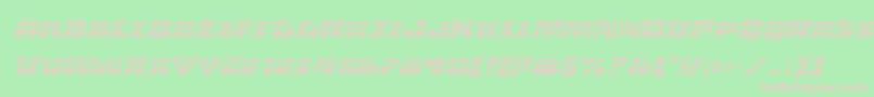 Darkalliancegradital Font – Pink Fonts on Green Background