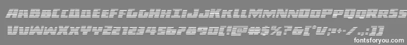 Darkalliancegradital Font – White Fonts on Gray Background