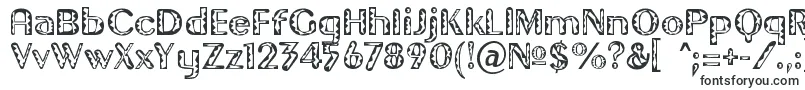 Шрифт GilgongoTiki – декоративные шрифты
