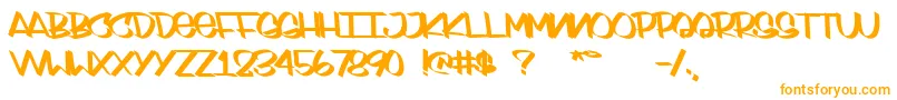 SydneyStyle-fontti – oranssit fontit