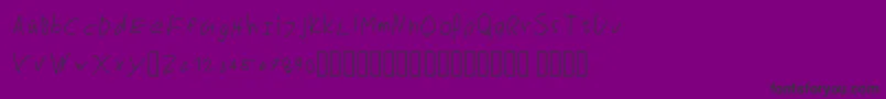 MarkusRegular Font – Black Fonts on Purple Background