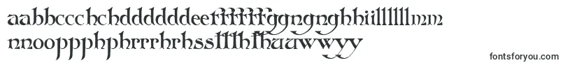 Шрифт Folkard – валлийские шрифты