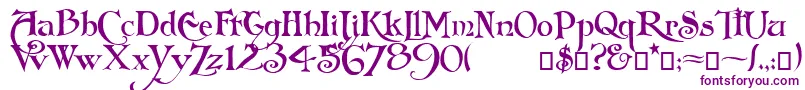 Folkard Font – Purple Fonts