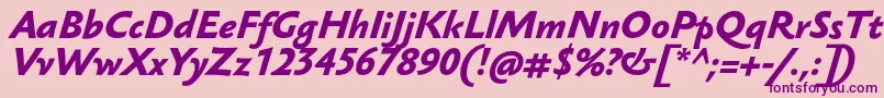 En savoir plus sur la police SebastianMediumProBoldItalic Police SebastianMediumProBoldItalic – polices violettes sur fond rose