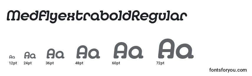 Размеры шрифта MedflyextraboldRegular