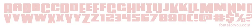 Powerlordxtraexpand-Schriftart – Rosa Schriften