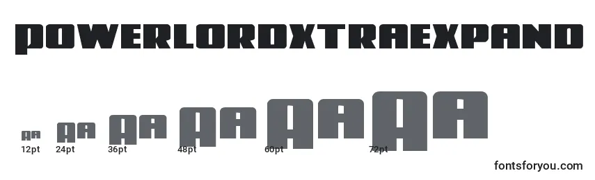 Powerlordxtraexpand Font Sizes