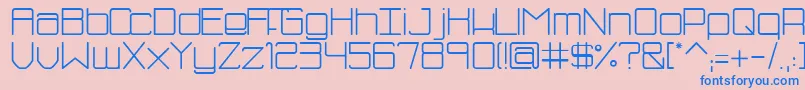 SmBluism Font – Blue Fonts on Pink Background