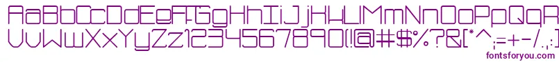 SmBluism Font – Purple Fonts on White Background