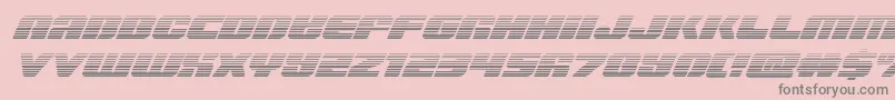 Capricusgrad Font – Gray Fonts on Pink Background
