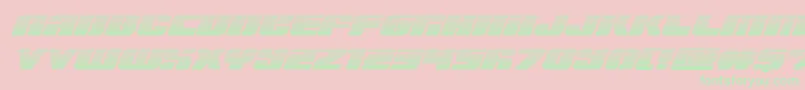 Capricusgrad Font – Green Fonts on Pink Background