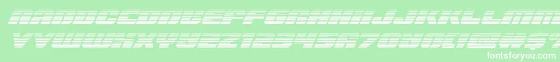 Capricusgrad Font – White Fonts on Green Background