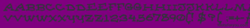 AlmanacOfTheApprentice Font – Black Fonts on Purple Background