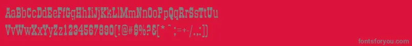 OldTownRegular Font – Gray Fonts on Red Background