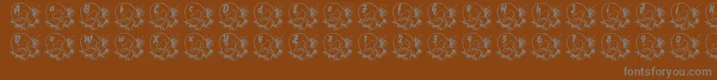 More about BabyEgg Font BabyEgg Font – Gray Fonts on Brown Background