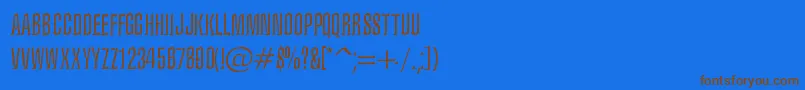IronLung-fontti – ruskeat fontit sinisellä taustalla