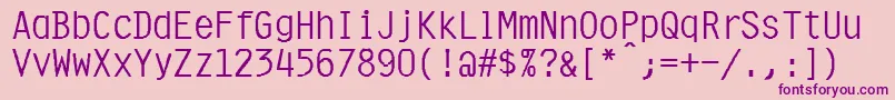 More about Presentor Font Presentor Font – Purple Fonts on Pink Background