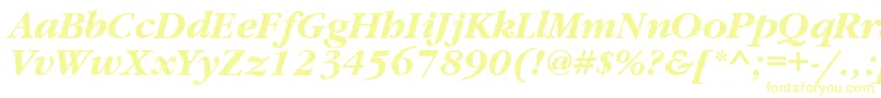 GaramondtttBolditalic Font – Yellow Fonts