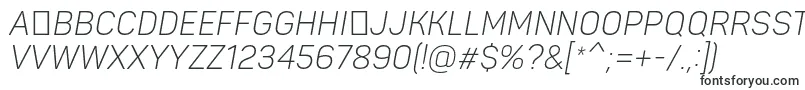 PantonnarrowLightitaliccaps Font – Fonts for VK