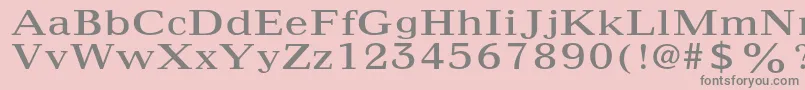 Maximusltstd Font – Gray Fonts on Pink Background